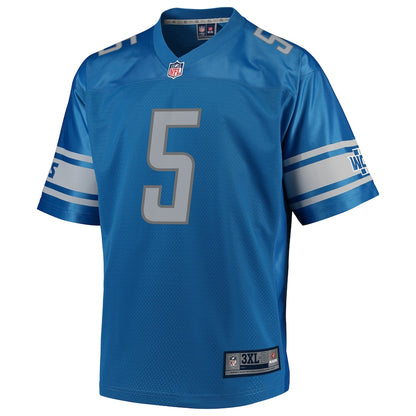 Detroit Lions Matt Prater Pro Line Big & Tall Blue Football Jersey product image