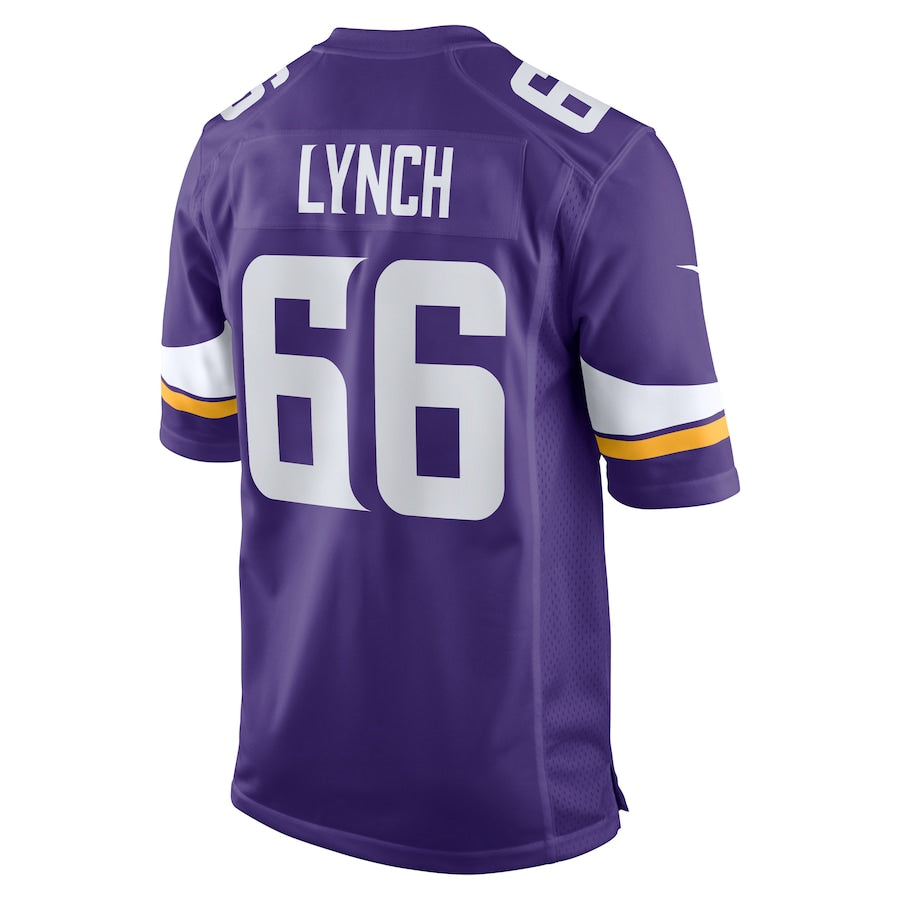 Minnesota Vikings James Lynch Game Purple Football Jersey product image