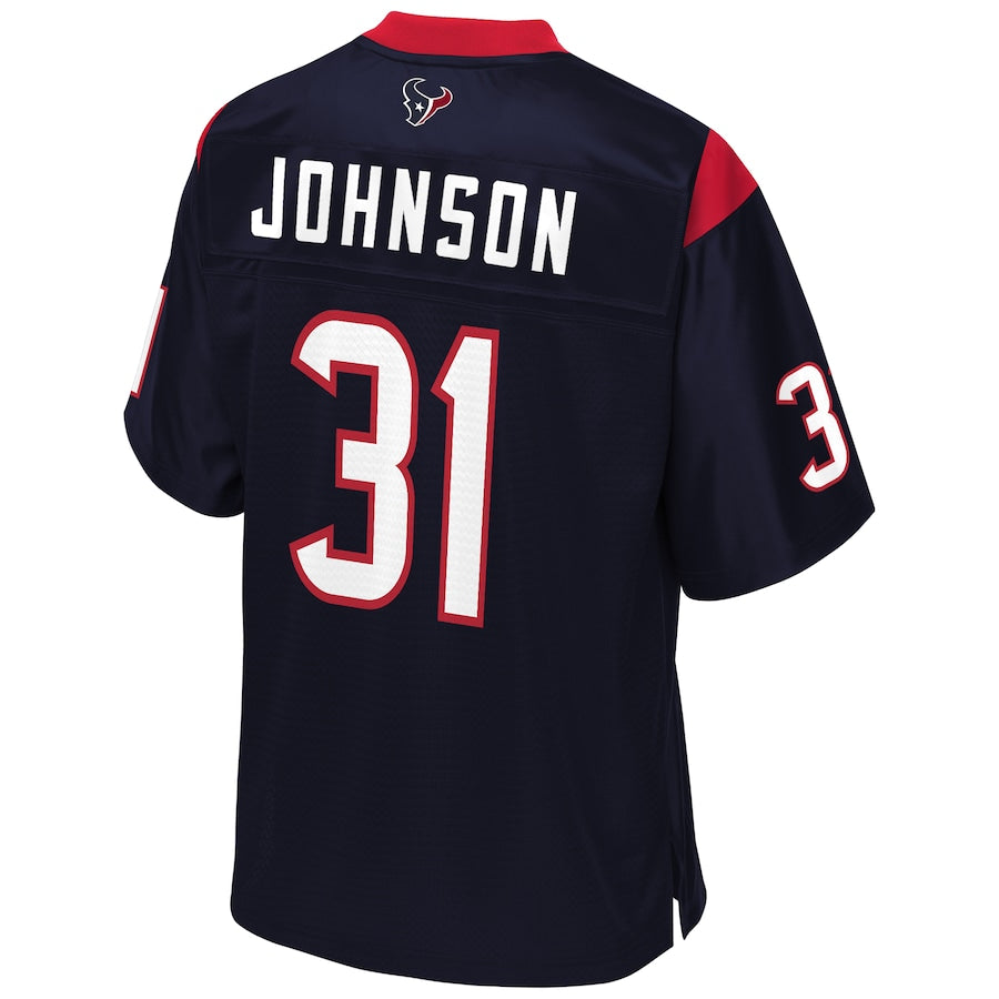 Houston Texans David Johnson Pro Line Big & Tall Navy Football Jersey product image