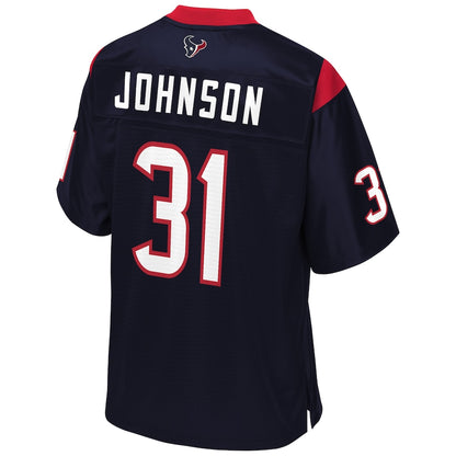 Houston Texans David Johnson Pro Line Big & Tall Navy Football Jersey product image