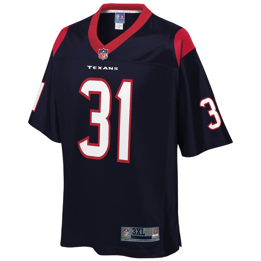 Houston Texans David Johnson Pro Line Big & Tall Navy Football Jersey product image