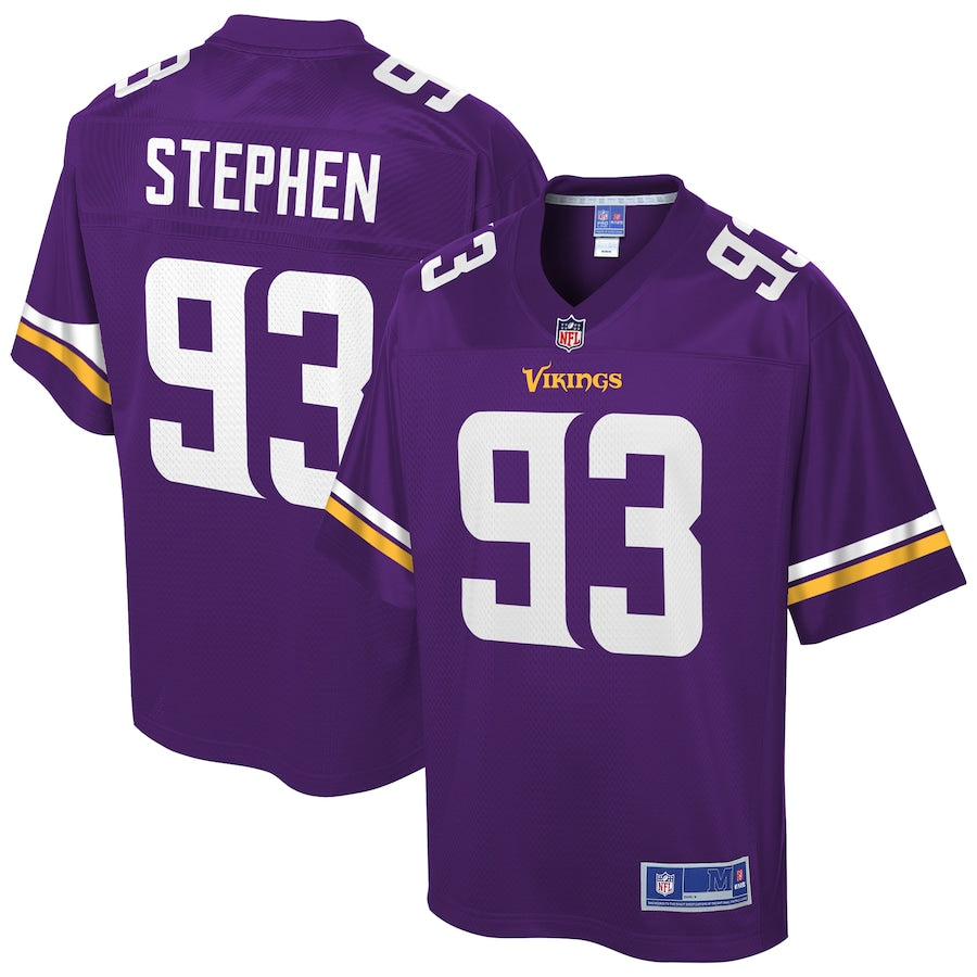 Minnesota Vikings Shamar Stephen Pro Line Purple Football Jersey product image