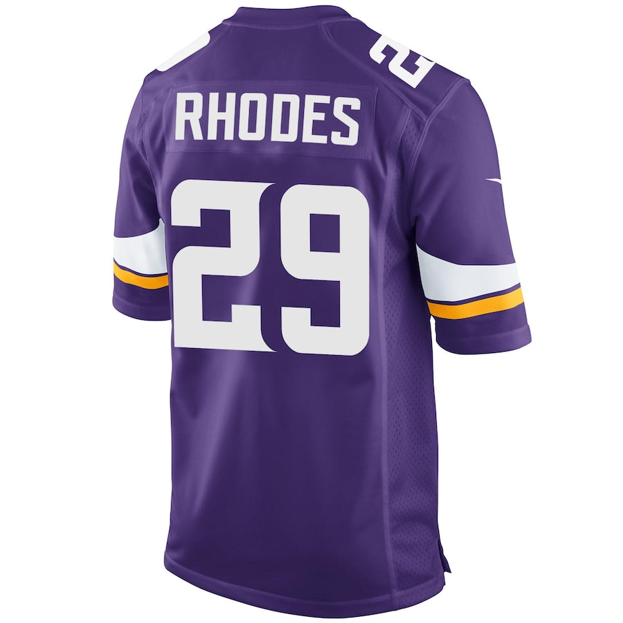 Minnesota Vikings Xavier Rhodes Game Purple Football Jersey product image