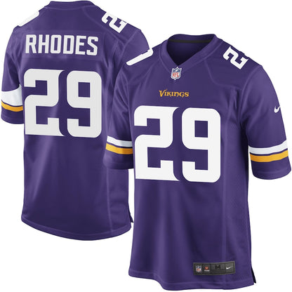 Minnesota Vikings Xavier Rhodes Game Purple Football Jersey product image