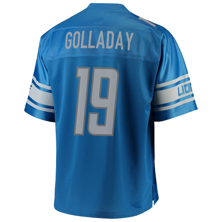 Detroit Lions Kenny Golladay Pro Line Big & Tall Team Color Blue Football Jersey product image