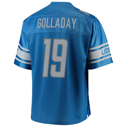 Detroit Lions Kenny Golladay Pro Line Big & Tall Team Color Blue Football Jersey product image