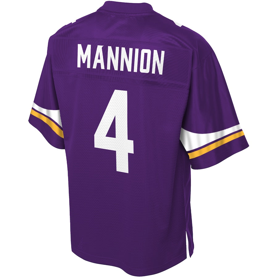 Minnesota Vikings Sean Mannion Pro Line Purple Football Jersey product image