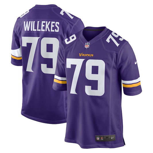 Minnesota Vikings Kenny Willekes Game Purple Football Jersey product image