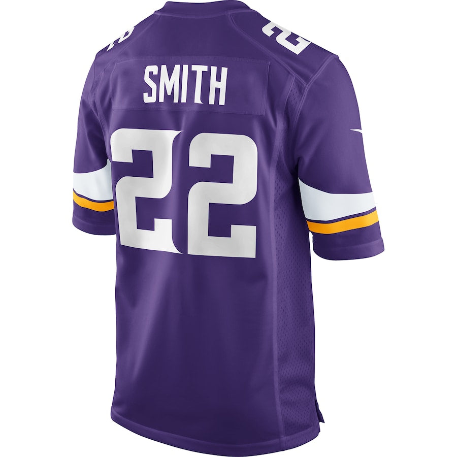 Minnesota Vikings Harrison Smith Game Purple Football Jersey product image