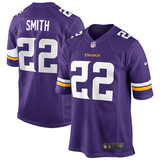 Minnesota Vikings Harrison Smith Game Purple Football Jersey product image