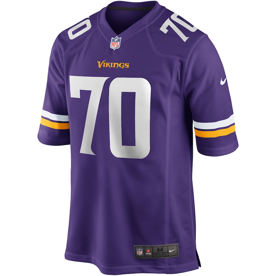 Minnesota Vikings Jim Marshall Game Purple Football Jersey product image