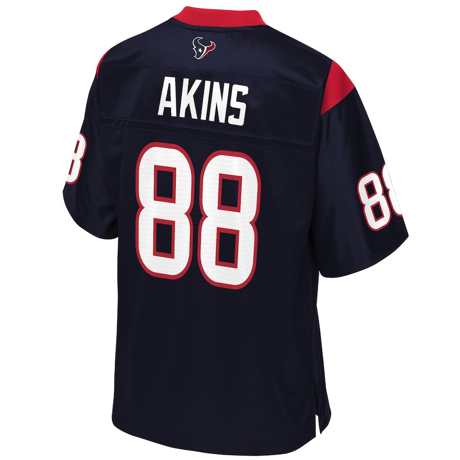 Houston Texans Jordan Akins Pro Line Big & Tall Navy Football Jersey product image