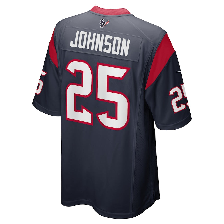 Houston Texans Duke Johnson Game Navy Football Jersey product image