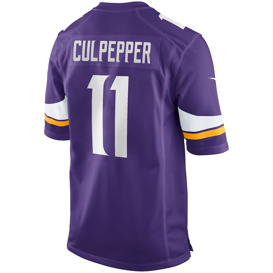 Minnesota Vikings Daunte Culpepper Game Purple Football Jersey product image
