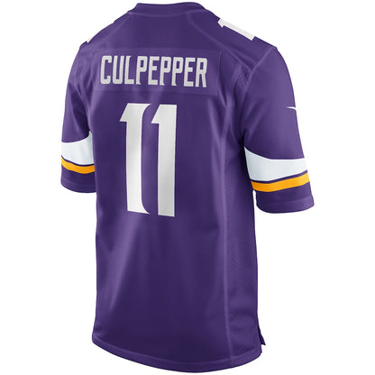 Minnesota Vikings Daunte Culpepper Game Purple Football Jersey product image