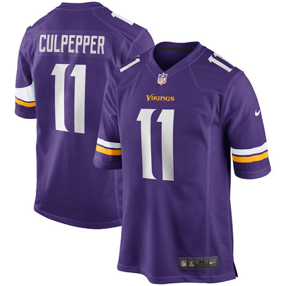 Minnesota Vikings Daunte Culpepper Game Purple Football Jersey product image