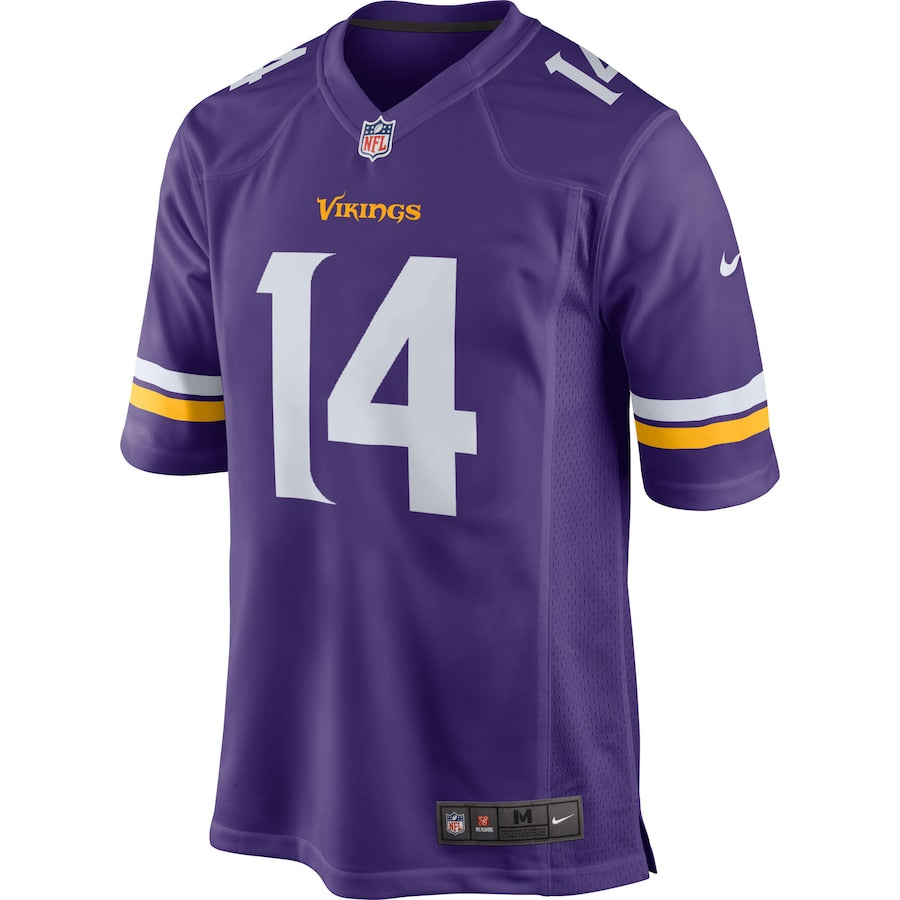 Minnesota Vikings Stefon Diggs Game Purple Football Jersey product image