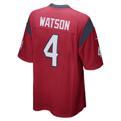 Houston Texans Deshaun Watson Game Red Football Jersey product image