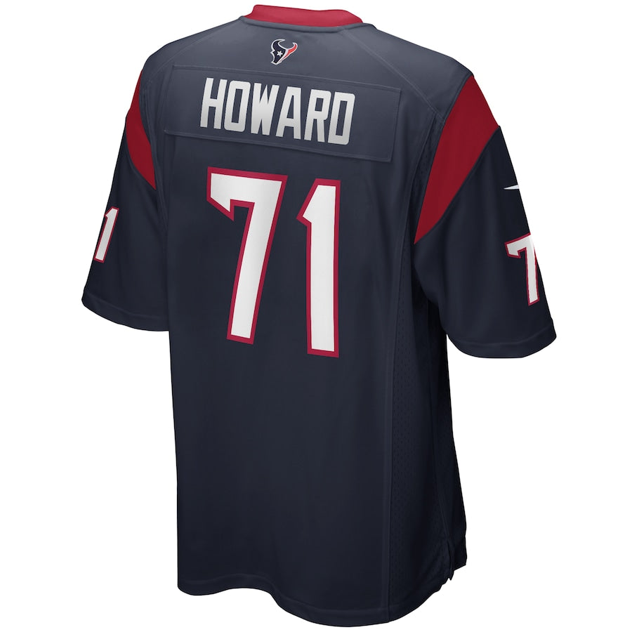 Houston Texans Tytus Howard Game Navy Football Jersey product image