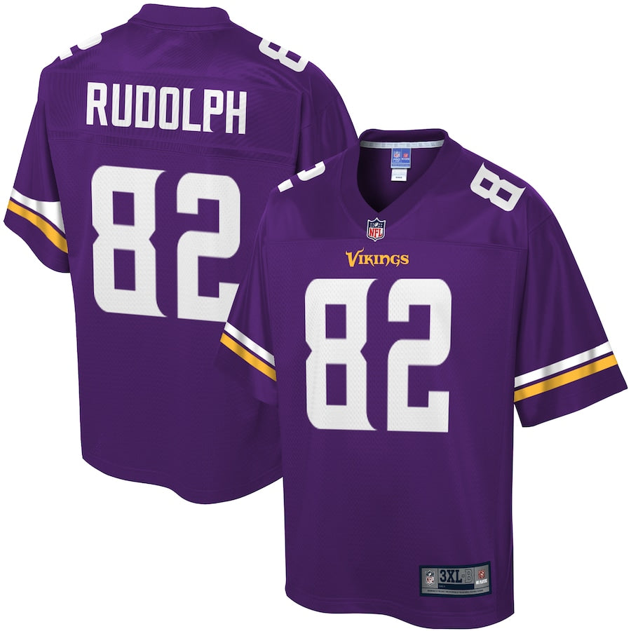 Minnesota Vikings Kyle Rudolph Pro Line Big & Tall Purple Football Jersey product image