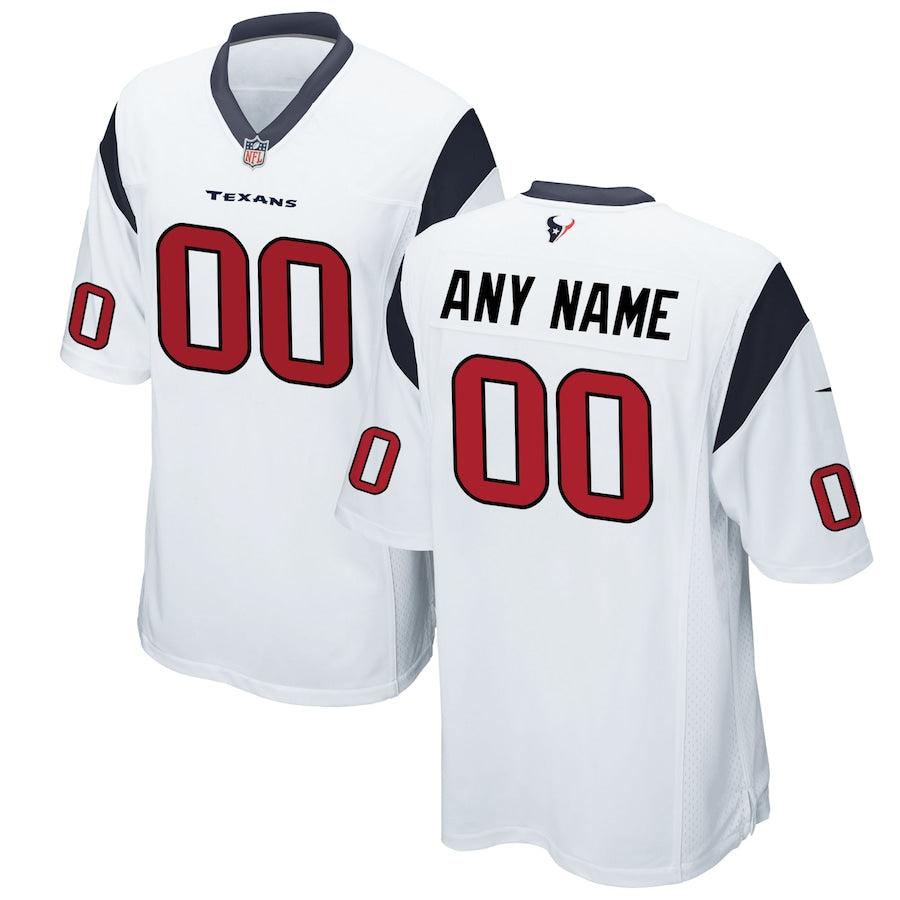 Houston Texans Customized Game White Football Jersey product image