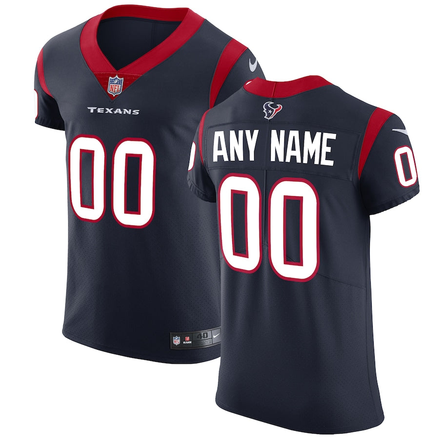Houston Texans Navy Custom Navy Football Jersey product image