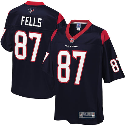 Houston Texans Darren Fells Pro Line Big & Tall Navy Football Jersey product image