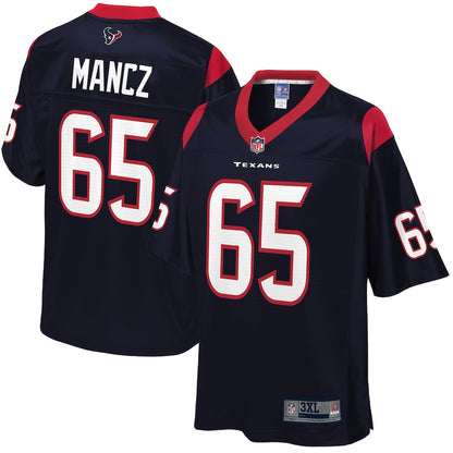 Houston Texans Greg Mancz Pro Line Big & Tall Navy Football Jersey product image