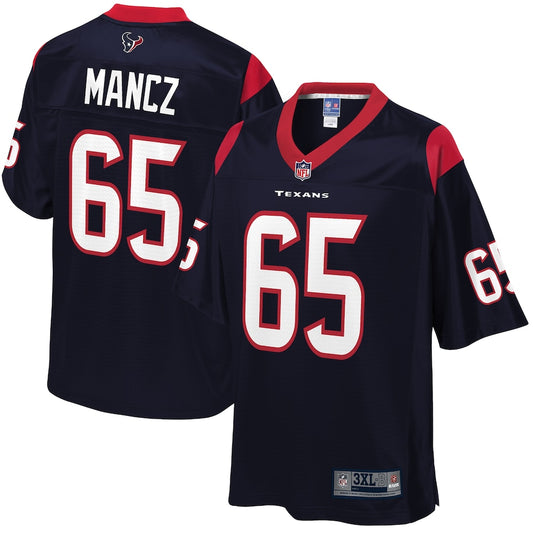 Houston Texans Greg Mancz Pro Line Big & Tall Navy Football Jersey product image