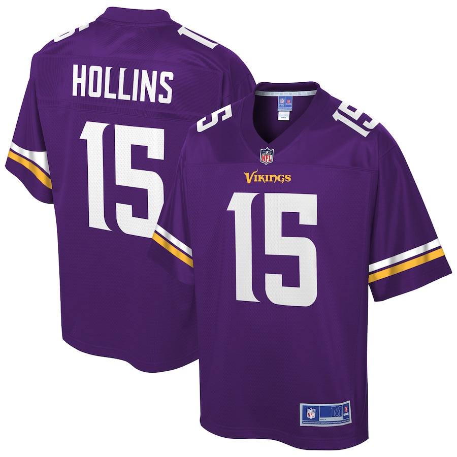 Minnesota Vikings Alexander Hollins Pro Line Purple Football Jersey product image