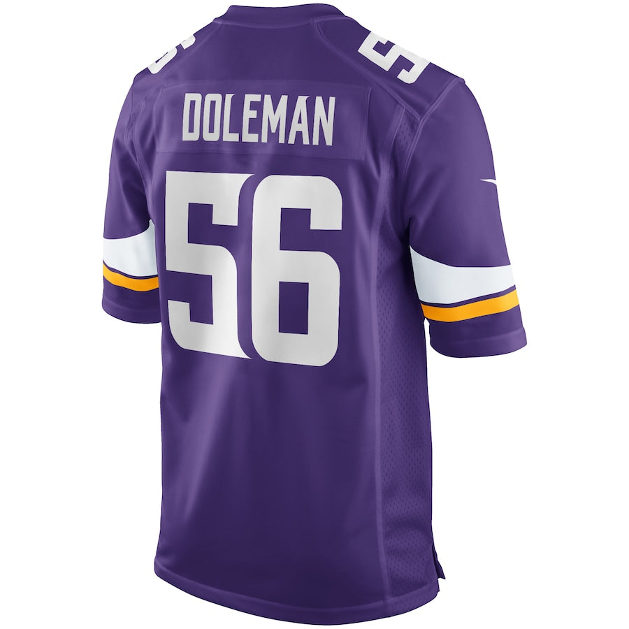 Minnesota Vikings Chris Doleman Game Purple Football Jersey product image
