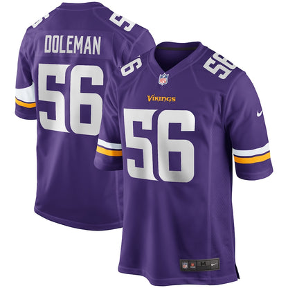 Minnesota Vikings Chris Doleman Game Purple Football Jersey product image