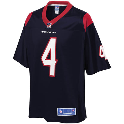 Houston Texans Deshaun Watson Pro Line Navy Football Jersey product image