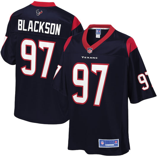 Houston Texans Angelo Blackson Pro Line Big & Tall Navy Football Jersey product image
