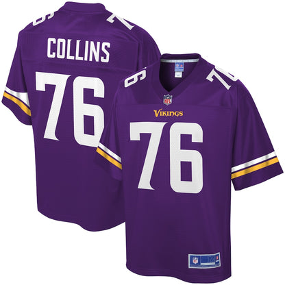 Minnesota Vikings Aviante Collins Pro Line Team Color Purple Football Jersey product image