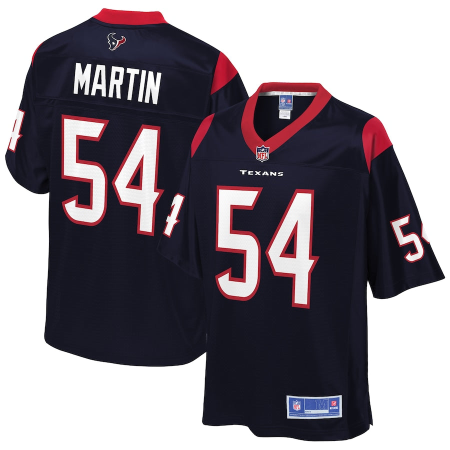 Houston Texans Jacob Martin Pro Line Navy Football Jersey product image