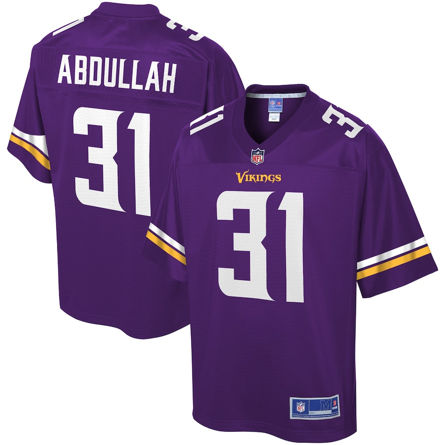 Minnesota Vikings Ameer Abdullah Pro Line Purple Football Jersey product image