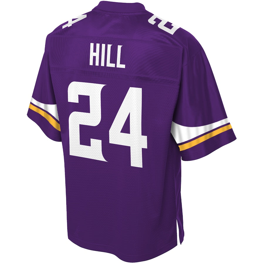 Minnesota Vikings Holton Hill Pro Line Purple Football Jersey product image