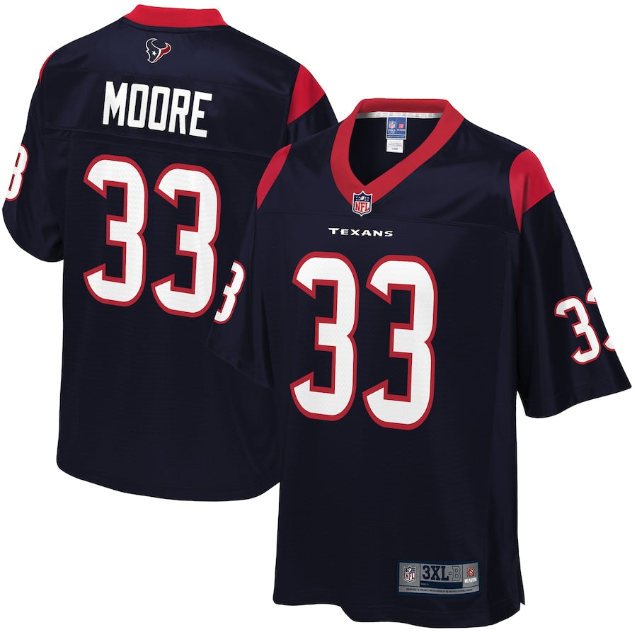 Houston Texans Pro Line Big & Tall Navy Football Jersey product image