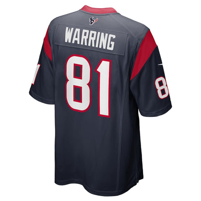 Houston Texans Kahale Warring Game Navy Football Jersey product image
