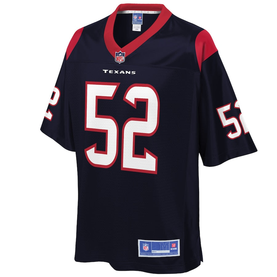 Houston Texans Barkevious Mingo Pro Line Navy Football Jersey product image
