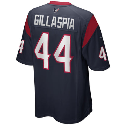Houston Texans Cullen Gillaspia Game Navy Football Jersey product image