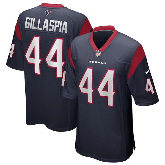 Houston Texans Cullen Gillaspia Game Navy Football Jersey product image