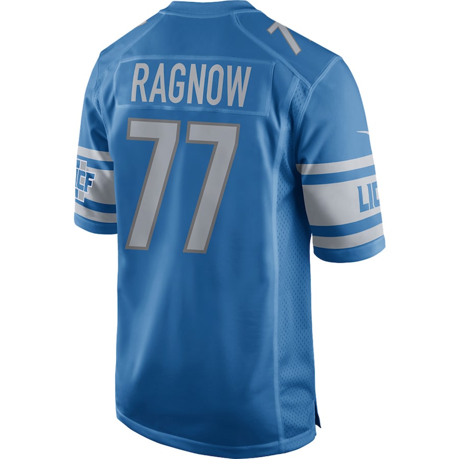 Detroit Lions Frank Ragnow Game Blue Football Jersey product image