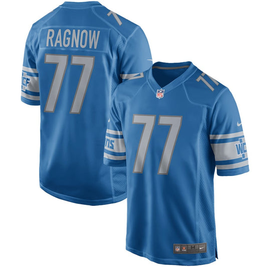 Detroit Lions Frank Ragnow Game Blue Football Jersey product image