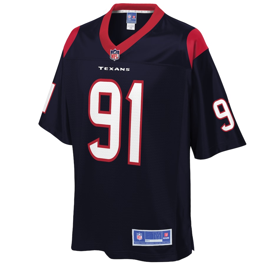 Houston Texans Carlos Watkins Pro Line Team Color Navy Football Jersey product image