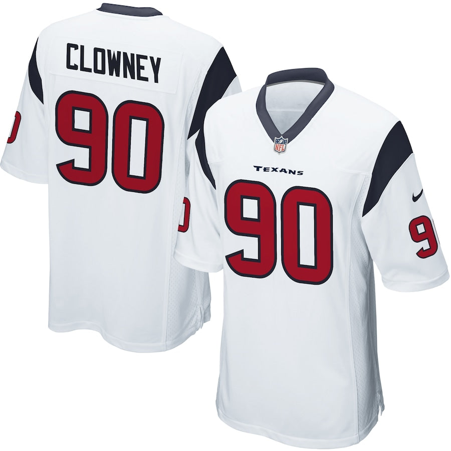 Houston Texans Jadeveon Clowney Game White Football Jersey product image