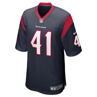 Houston Texans Zach Cunningham Game Navy Football Jersey product image