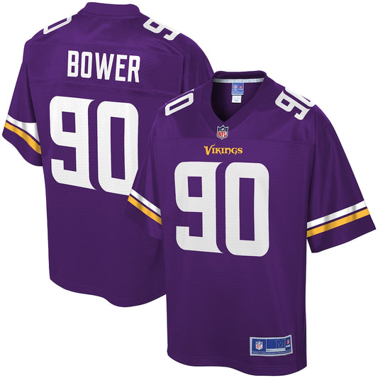 Minnesota Vikings Tashawn Bower Pro Line Team Color Purple Football Jersey product image
