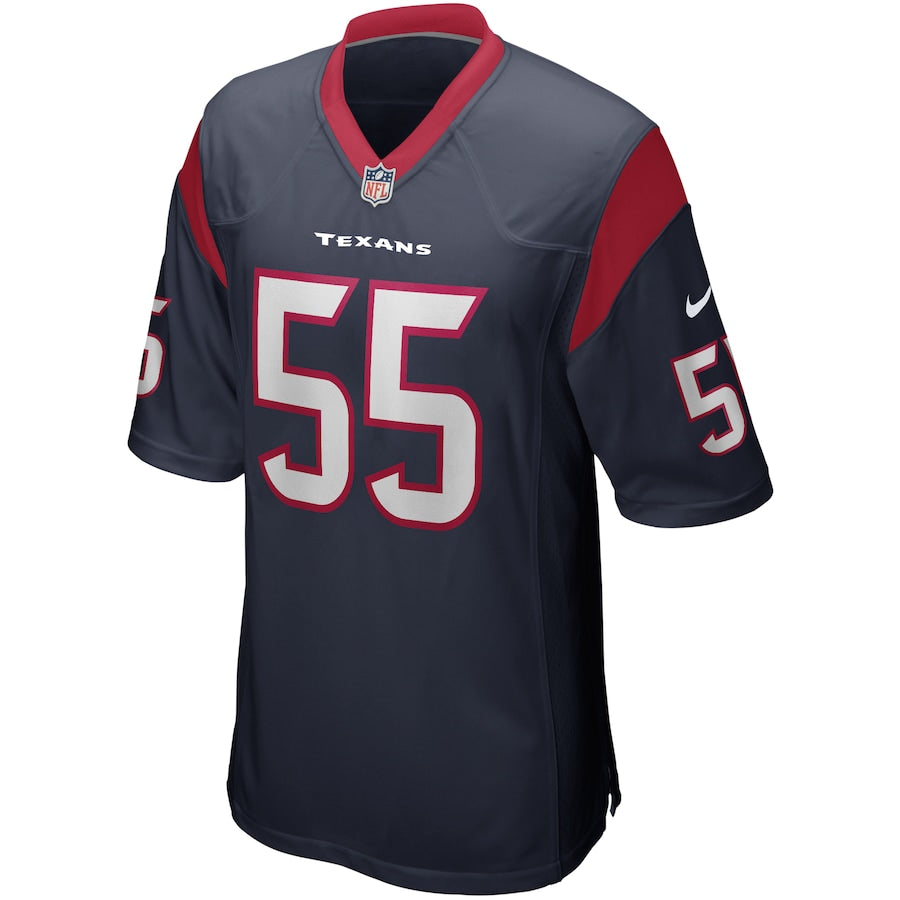 Houston Texans Benardrick Mckinney Game Navy Football Jersey product image